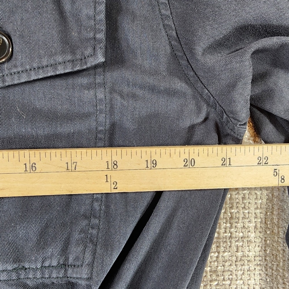 Anthropologie Unpublished Utility Jumpsuit Coveralls Womens M Blue Belted EUC - Picture 6 of 16